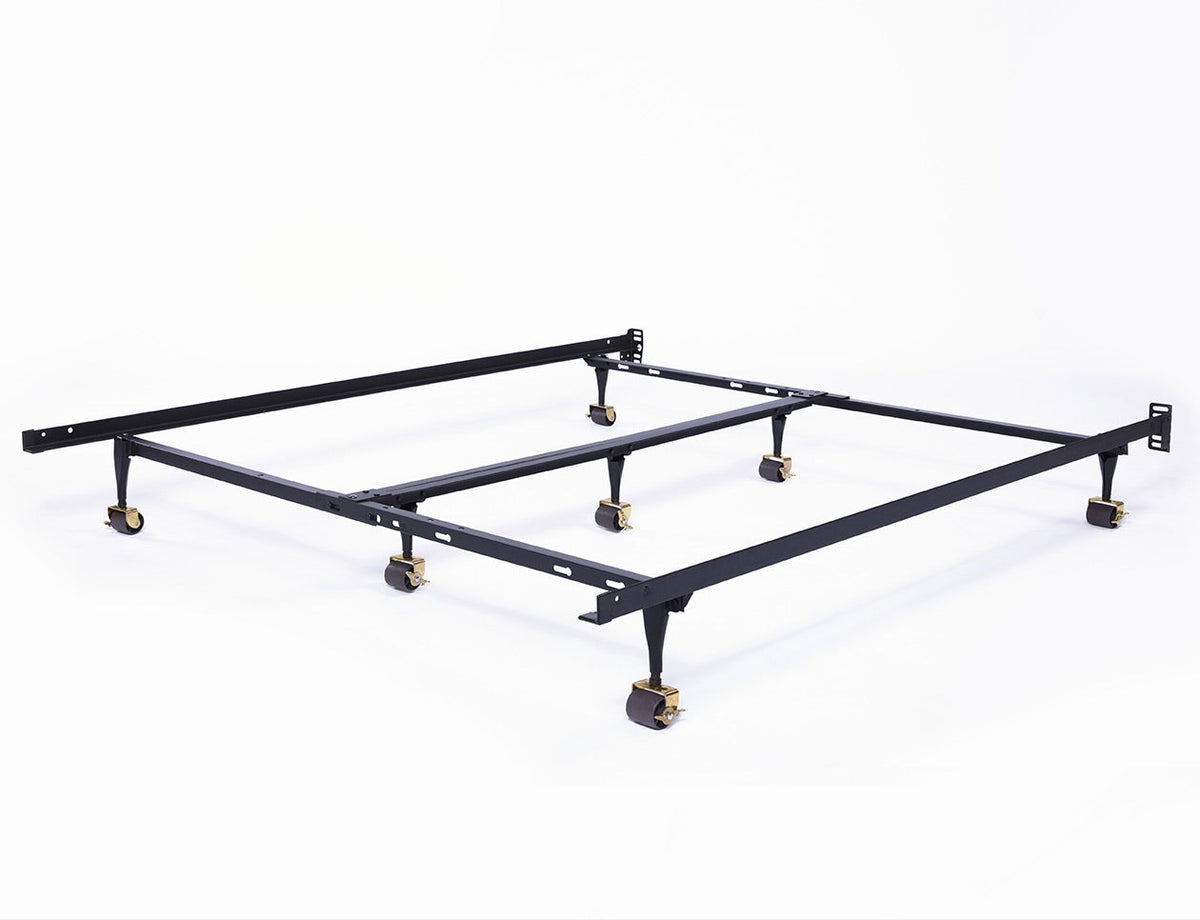 Box spring with outlet metal frame