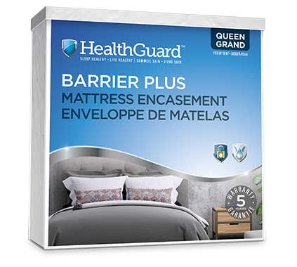 HealthGuard Barrier Plus Waterproof Mattress Encasement