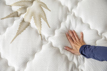 hand pressing on mlily mprove mattress